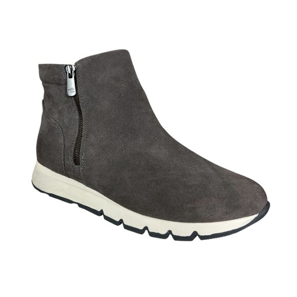 Easy Spirit Ives Booties  Size US 9W  Gray Suede Ankle Boots  Water Resistant - Picture 1 of 14